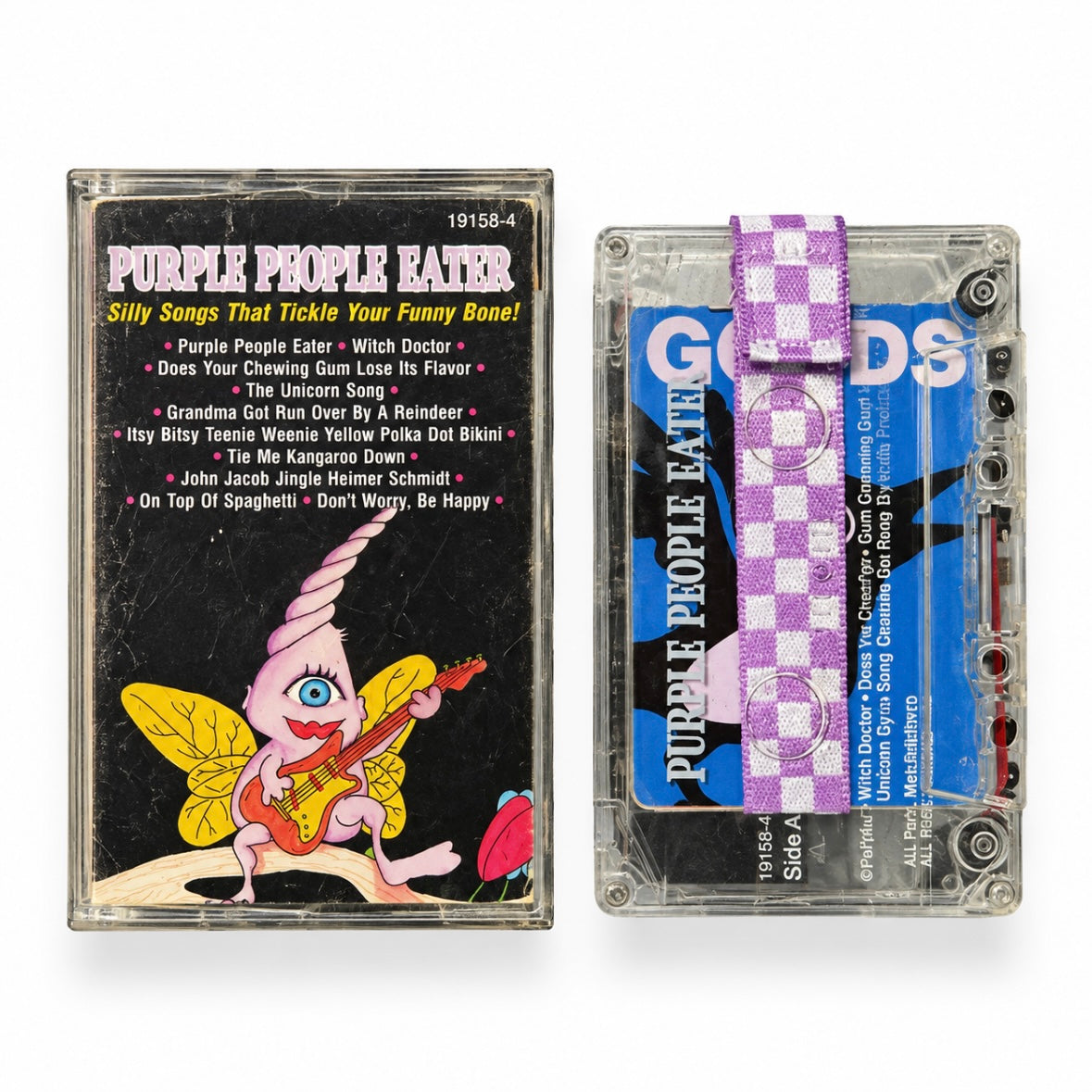 Purple People Eater – Vintage Cassette Wallet