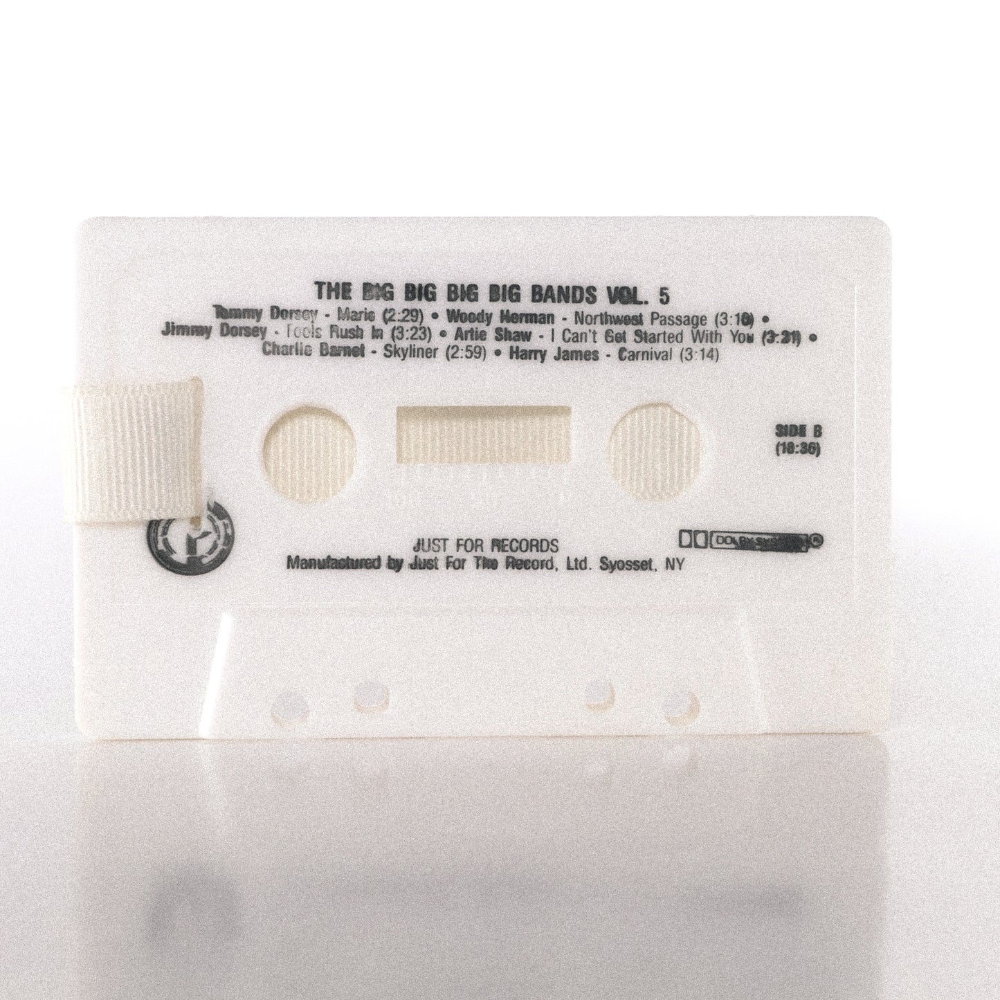 The Big Big Big Big Bands Vol. 5 by Various Artists (Benny Goodman, Glenn Miller, Duke Ellington, Count Basie, Lee Brown, Louis Armstrong) - Cassette Wallet