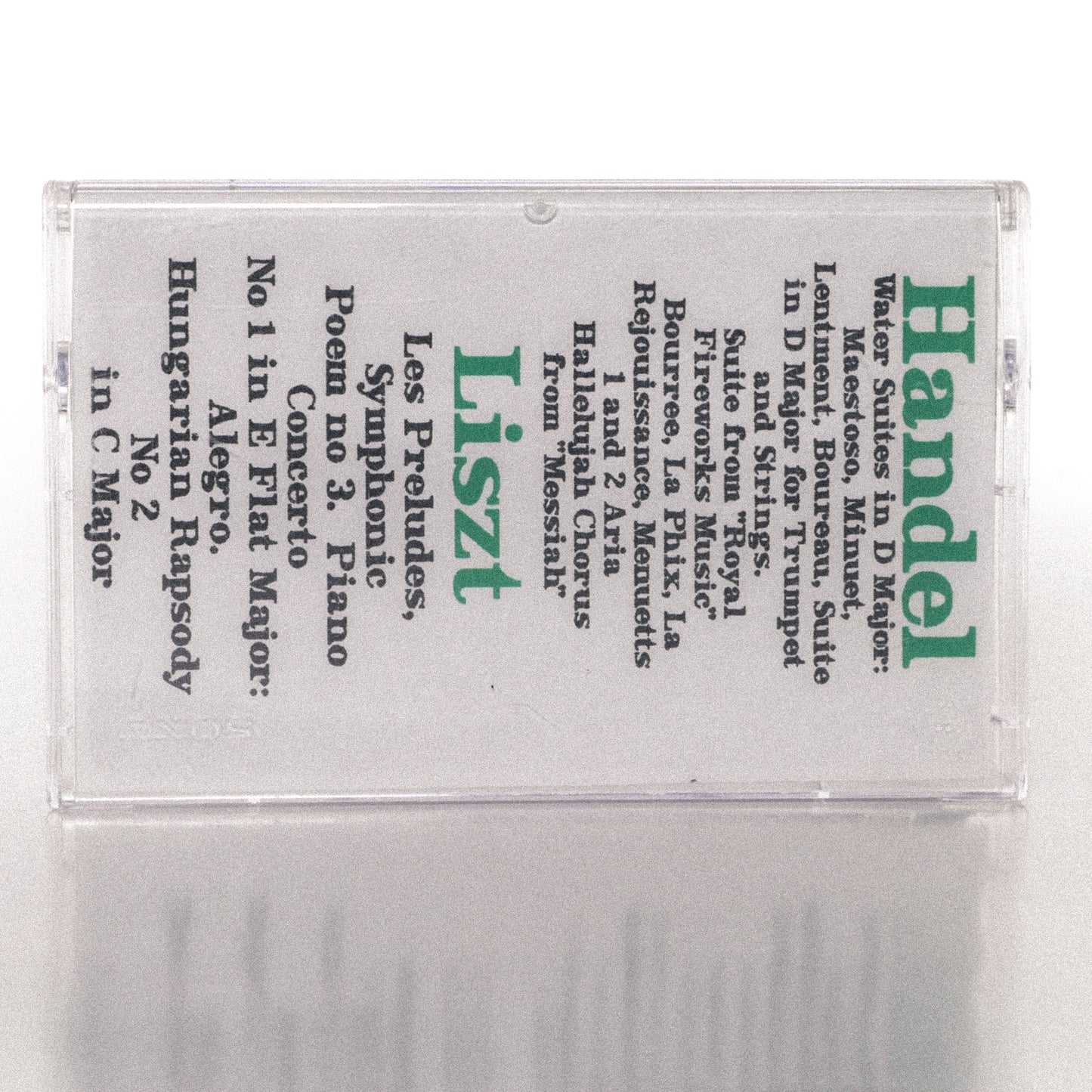 Handel & Liszt – Water Suites / Symphonic Poems Cassette Wallet