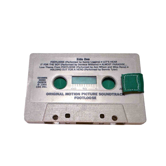 Front of Footloose Original Motion Picture Soundtrack cassette wallet