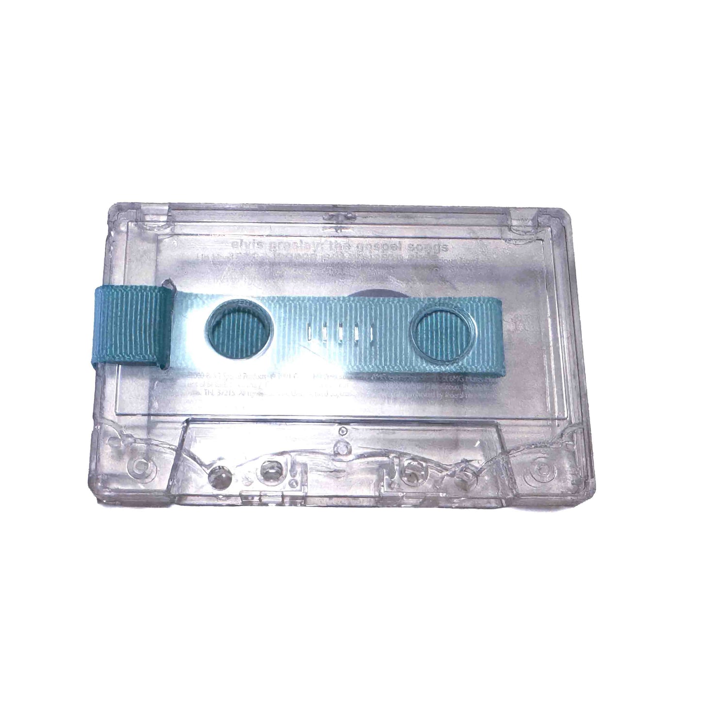 Back of The Gospel Songs by Elvis Presley cassette wallet