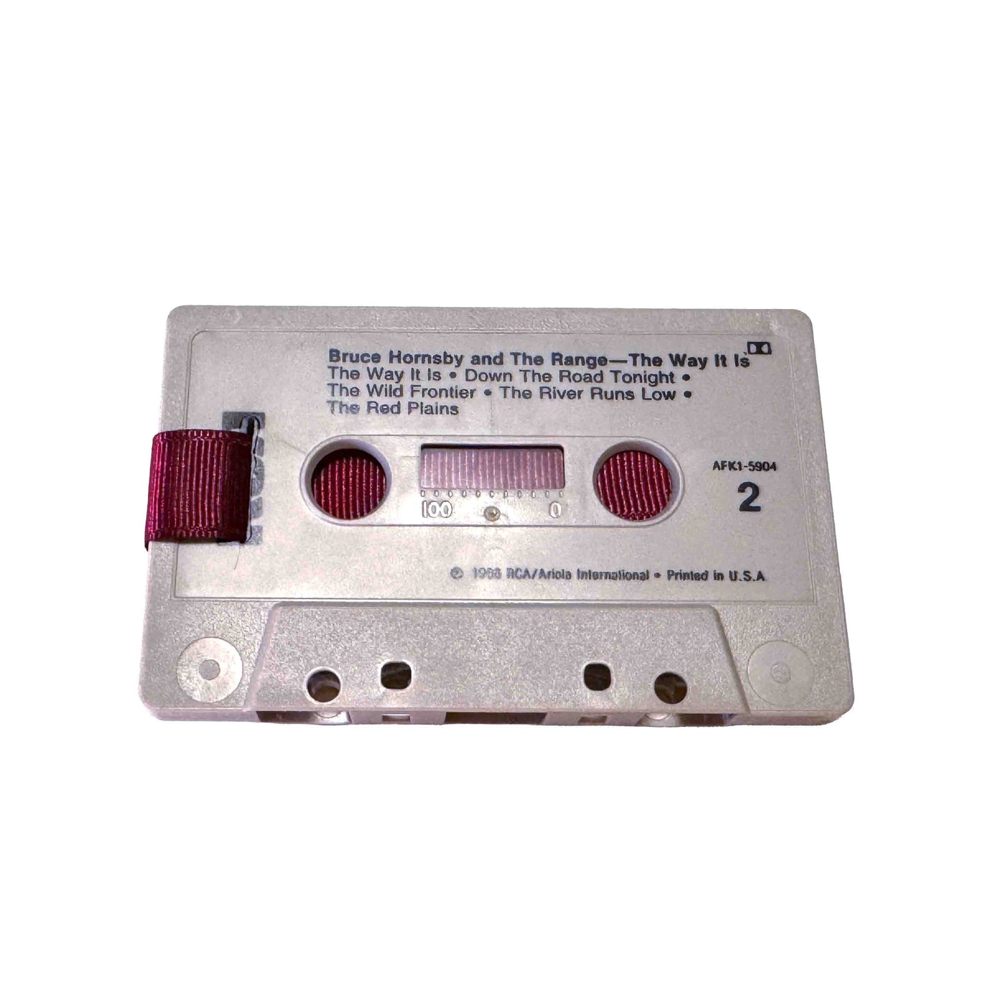 Back of The Way It Is by Bruce Hornsby and the Range cassette wallet