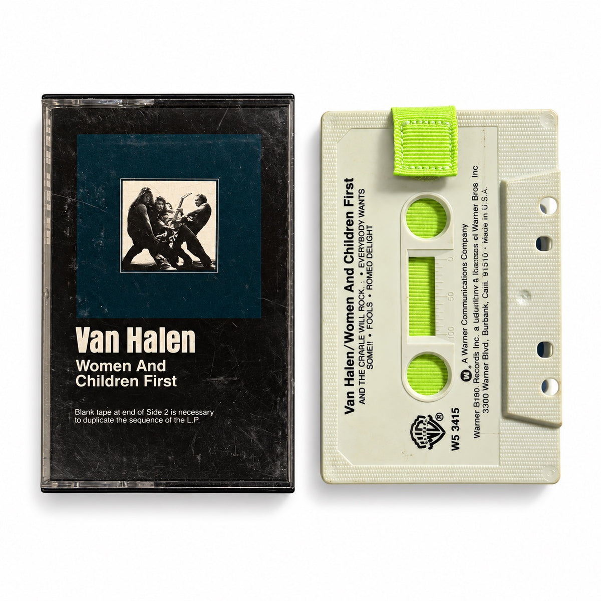 Van Halen Women and Children First cassette wallet front