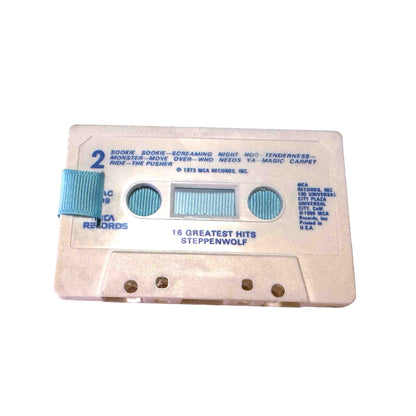 Back of 16 Greatest Hits by Steppenwolf cassette wallet