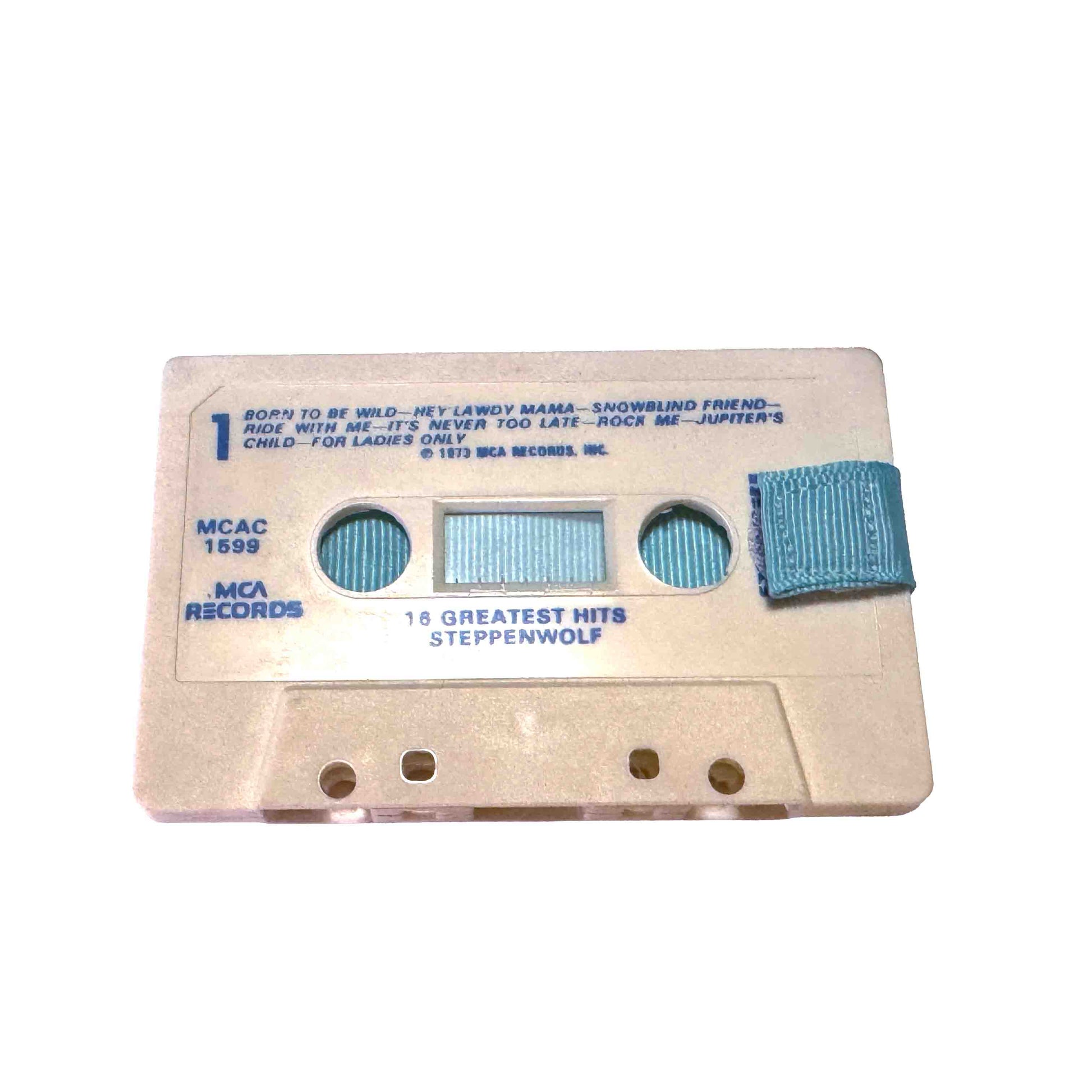Front of 16 Greatest Hits by Steppenwolf cassette wallet