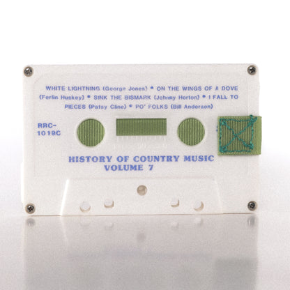 History of Country Music, Volume 7 by Various Artists (George Jones, Ferlin Huskey, Johnny Horton, Patsy Cline, Bill Anderson) - Cassette Wallet