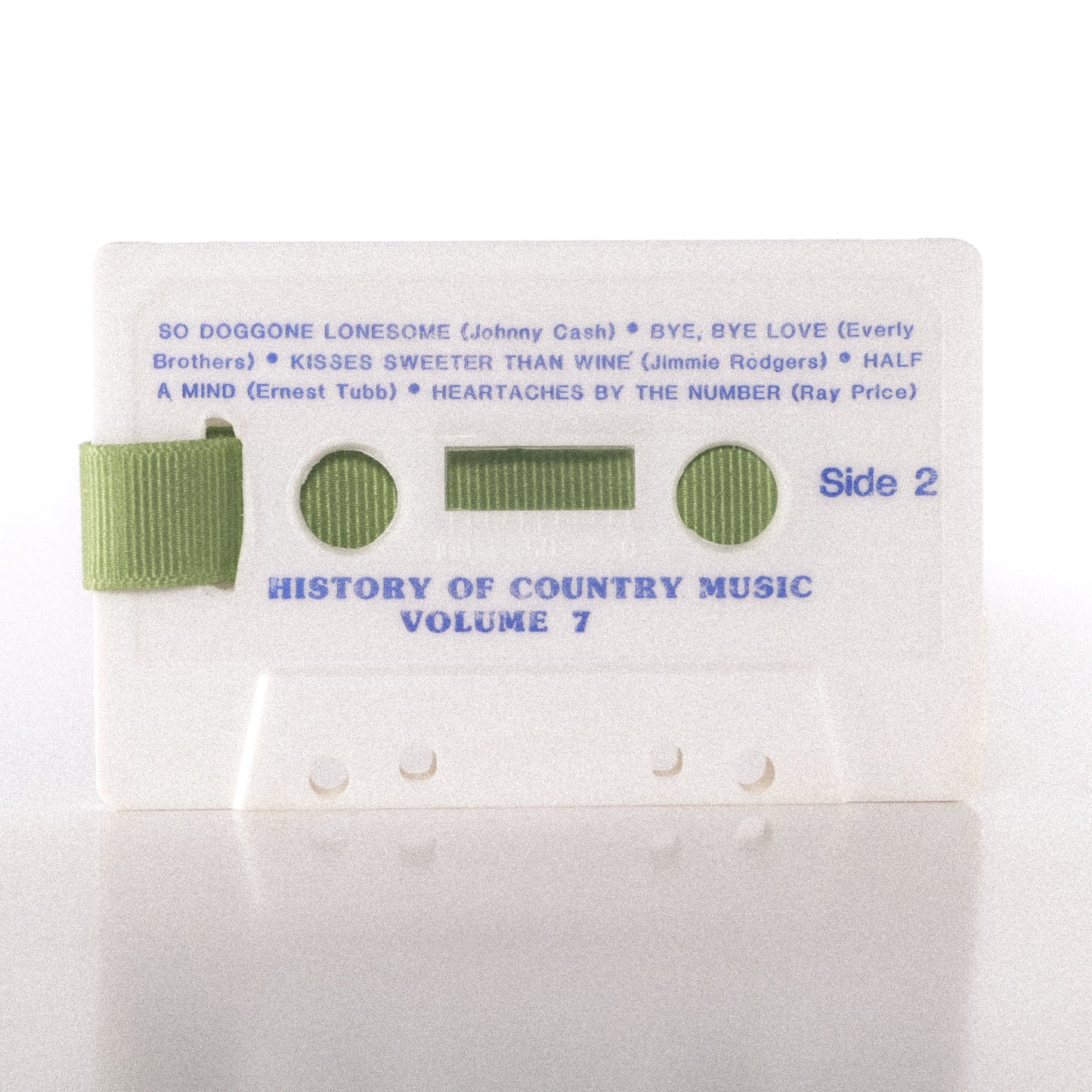 History of Country Music, Volume 7 by Various Artists (George Jones, Ferlin Huskey, Johnny Horton, Patsy Cline, Bill Anderson) - Cassette Wallet