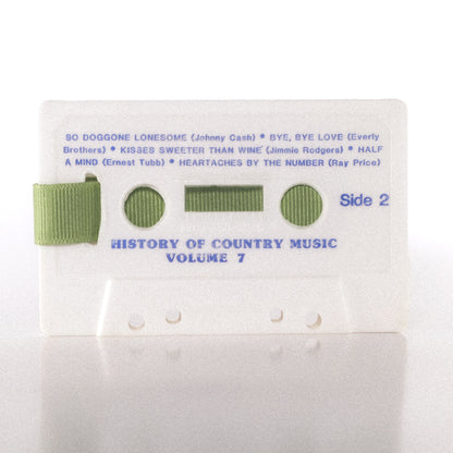 History of Country Music, Volume 7 by Various Artists (George Jones, Ferlin Huskey, Johnny Horton, Patsy Cline, Bill Anderson) - Cassette Wallet