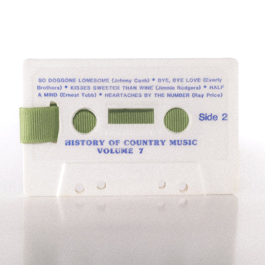 History of Country Music, Volume 7 by Various Artists (George Jones, Ferlin Huskey, Johnny Horton, Patsy Cline, Bill Anderson) - Cassette Wallet