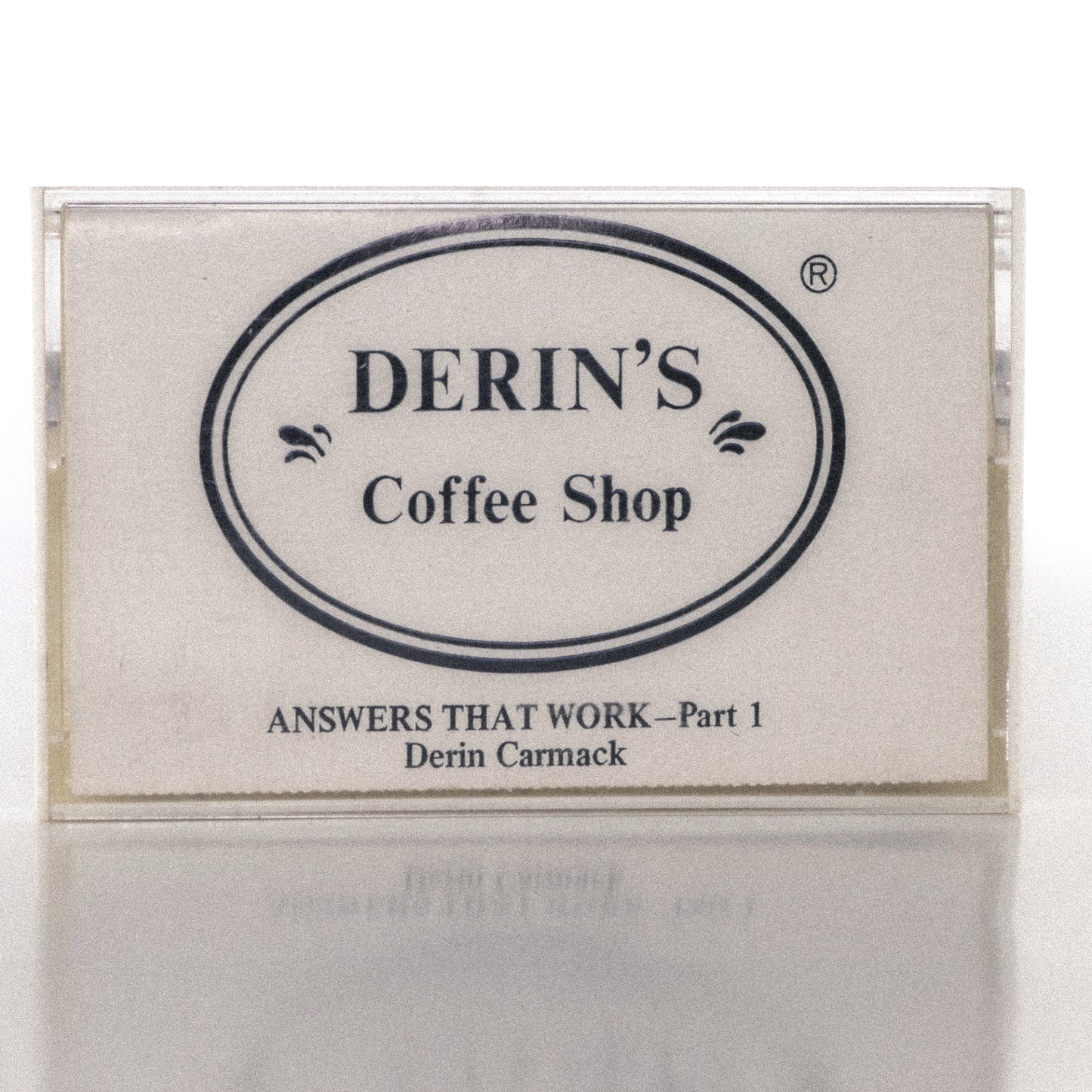 Answers That Work — Part 1 by Derin Carmack - Cassette Wallet