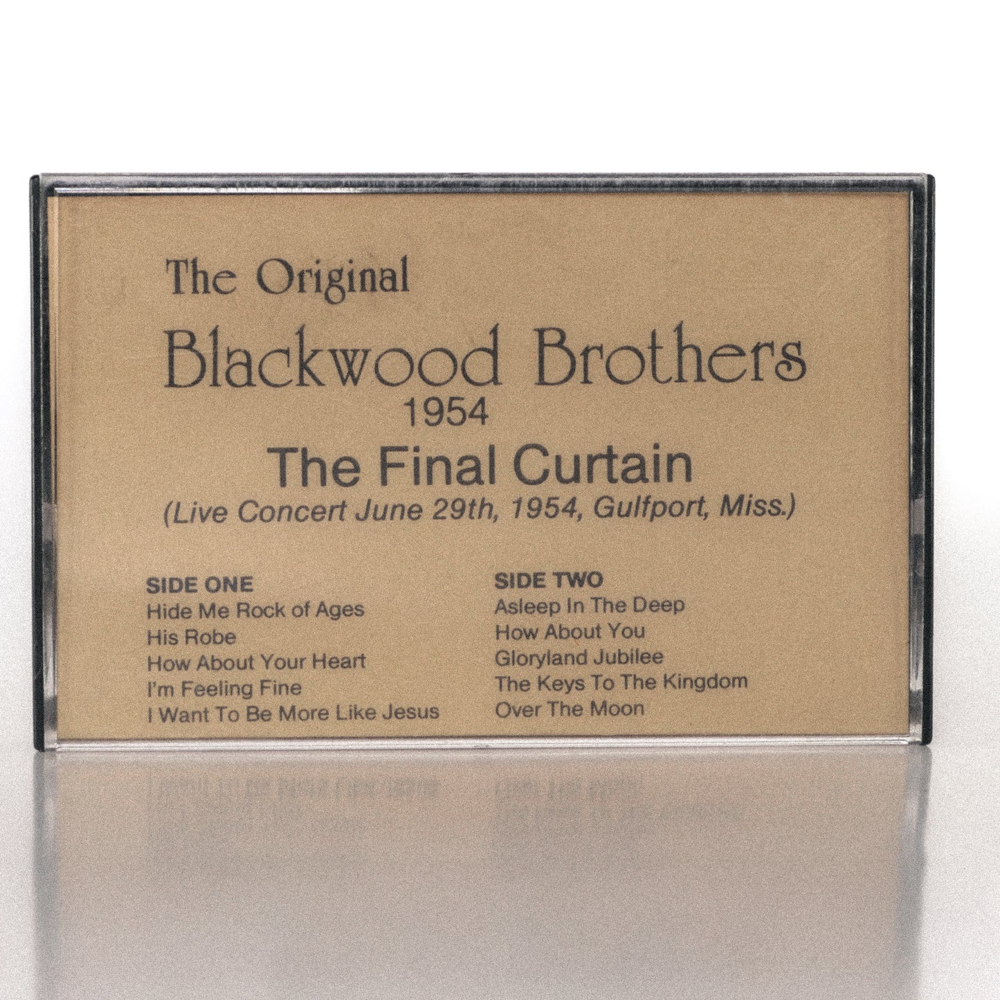 The Final Curtain (Collector's Series Vol 1) by The Original Blackwood Brothers 1954 - Cassette Wallet