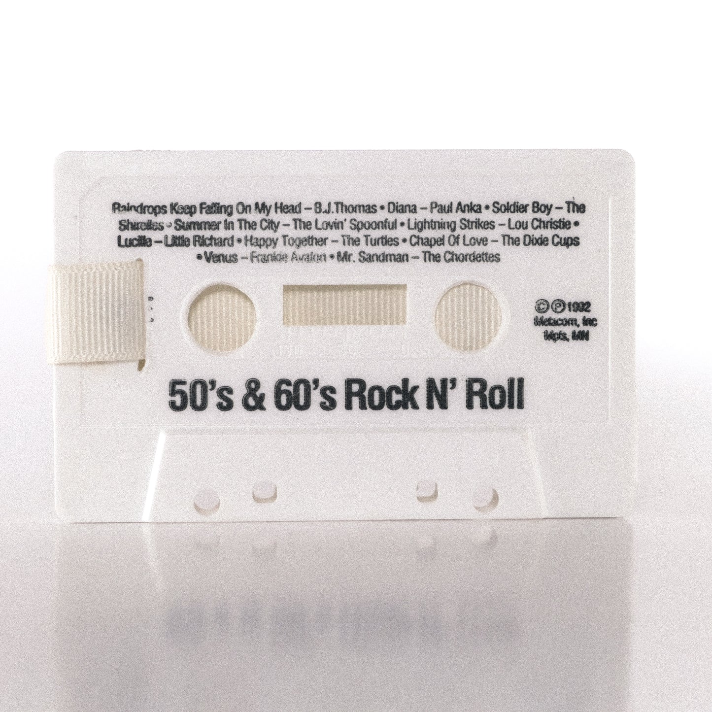 50's & 60's Rock N' Roll by Various Artists (The Everly Brothers, The Shirelles, Chuck Berry, Jerry Lee Lewis, The Kingsmen, Del Shannon, The Champs, and more) - Cassette Wallet