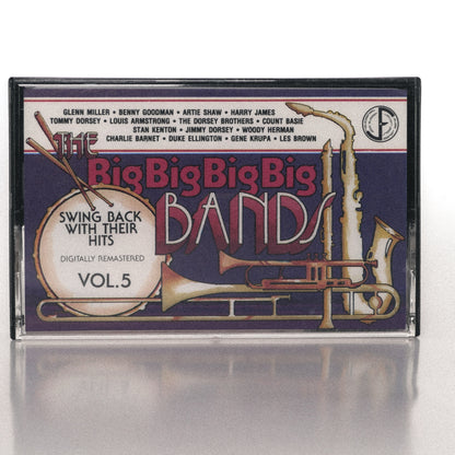 The Big Big Big Big Bands Vol. 5 by Various Artists (Benny Goodman, Glenn Miller, Duke Ellington, Count Basie, Lee Brown, Louis Armstrong) - Cassette Wallet