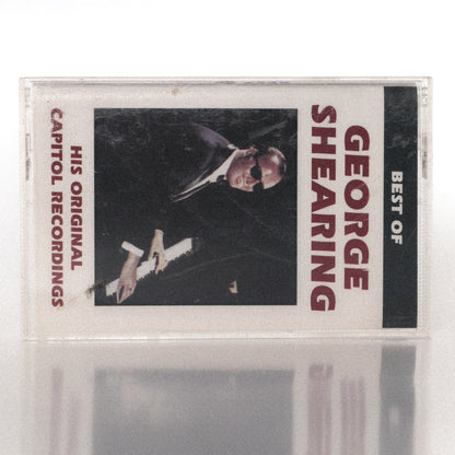 Best of George Shearing cassette wallet displayed with its original plastic case