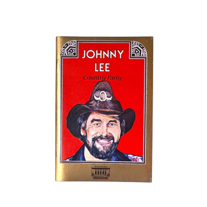 Original J-card for Country Party by Johnny Lee cassette wallet