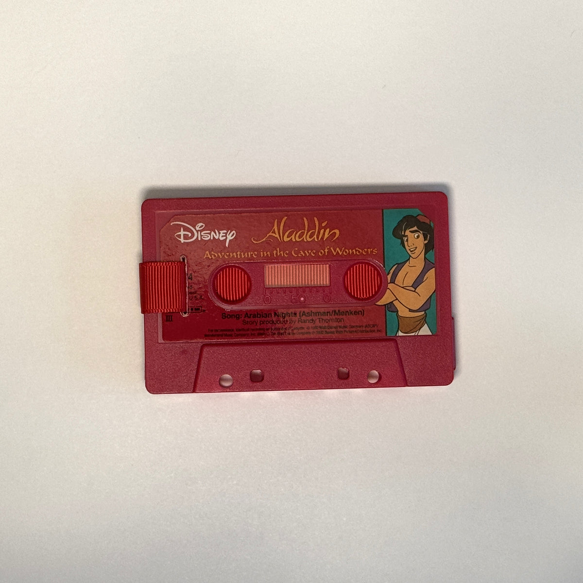 Back view of Disney's Aladdin – Adventure in the Cave of Wonders Cassette Wallet