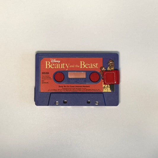 Front view of Disney's Beauty and the Beast Cassette Wallet