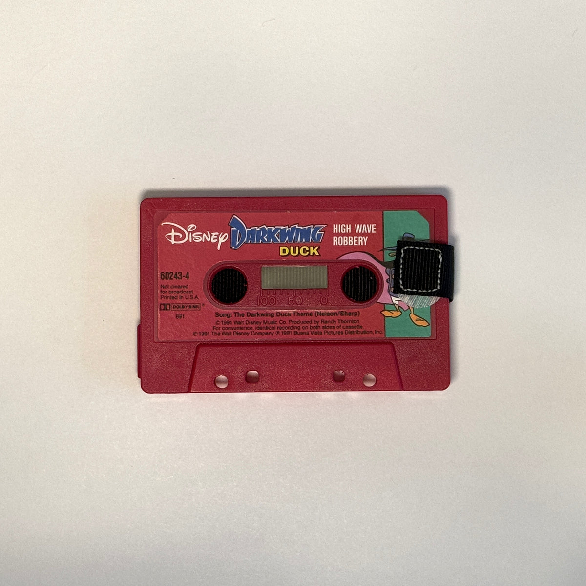 Front view of Disney's Darkwing Duck – High Wave Robbery Cassette Wallet