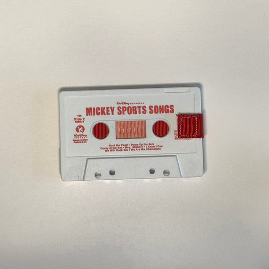 Front view of Disney's Mickey Sports Songs Cassette Wallet