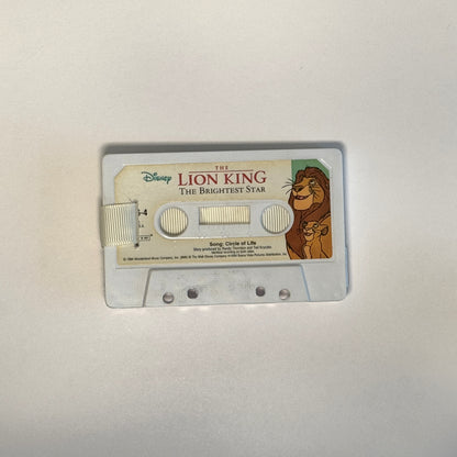 Back view of Disney's The Lion King – The Brightest Star Cassette Wallet – Cream Pull Tab