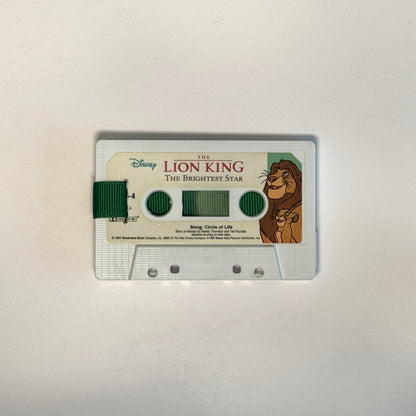 Back view of Disney's The Lion King – The Brightest Star Cassette Wallet – Green Pull Tab