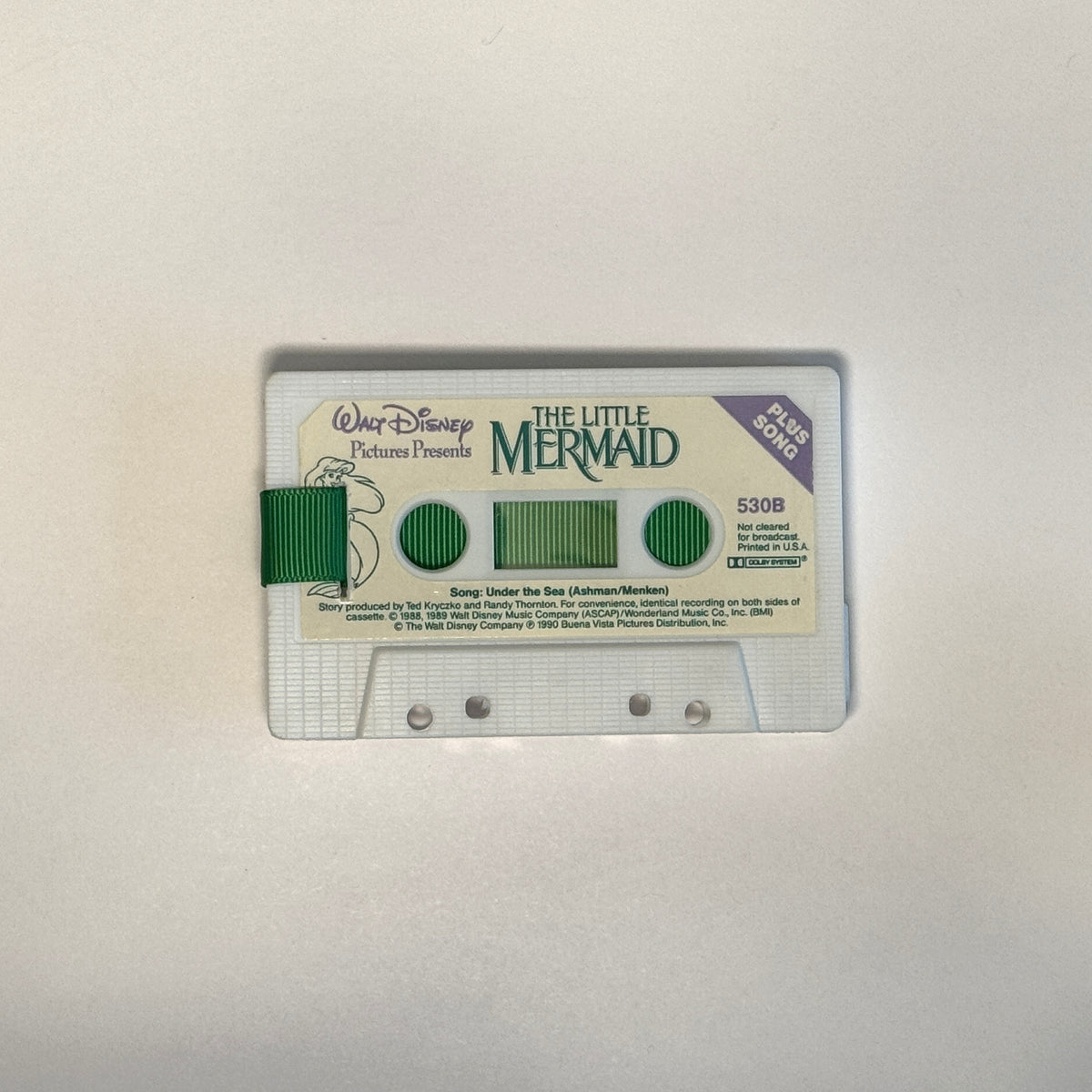 Back view of Disney's The Little Mermaid – Plus Songs Cassette Wallet