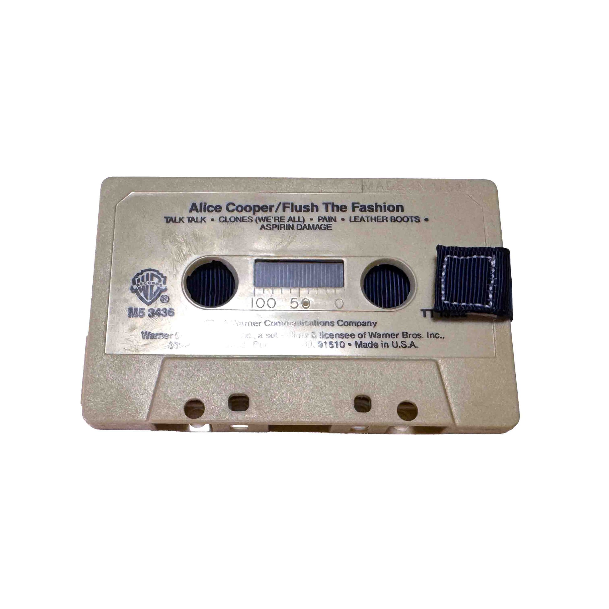 Front of Flush the Fashion by Alice Cooper cassette wallet