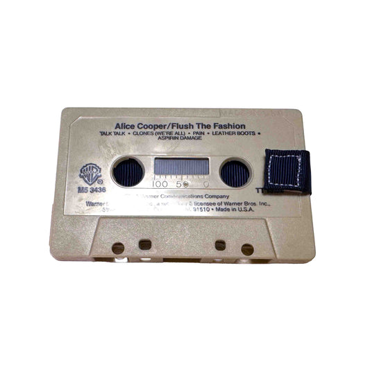 Front of Flush the Fashion by Alice Cooper cassette wallet