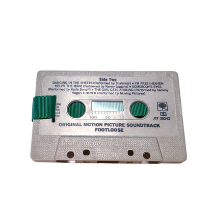 Back of Footloose Original Motion Picture Soundtrack cassette wallet