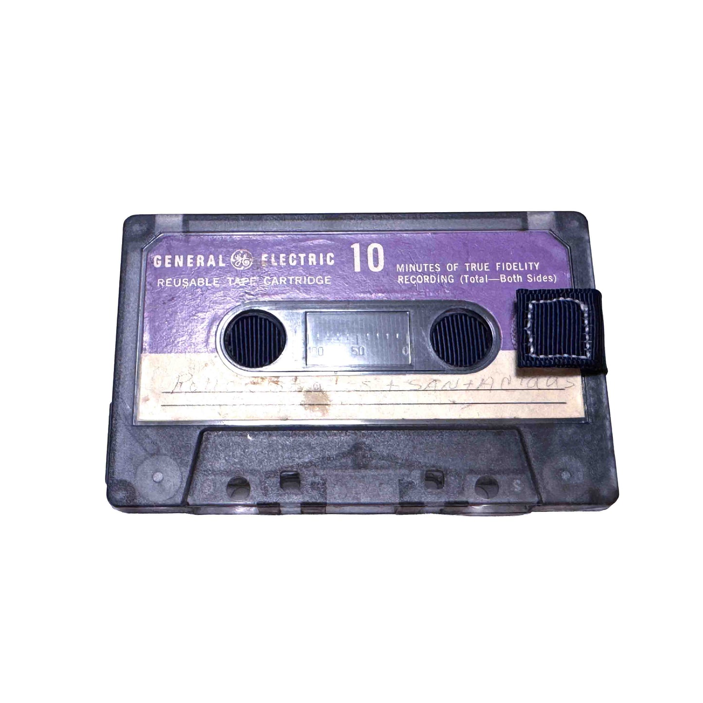 Front of General Electric 10-Minute Reusable Tape Cartridge by General Electric cassette wallet