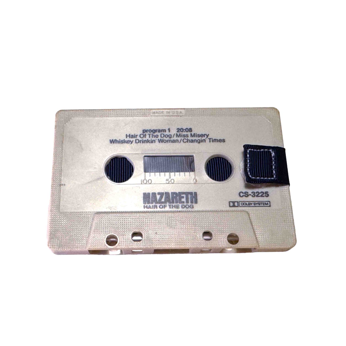 Front of Hair of the Dog by Nazareth cassette wallet