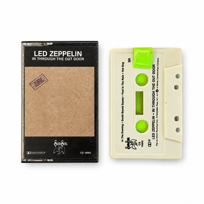 Led Zeppelin – In Through the Out Door cassette wallet with green pull strap