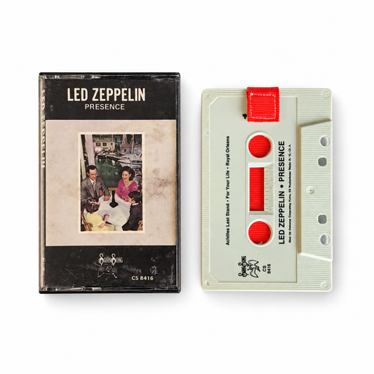 Led Zeppelin – Presence cassette wallet with red pull strap