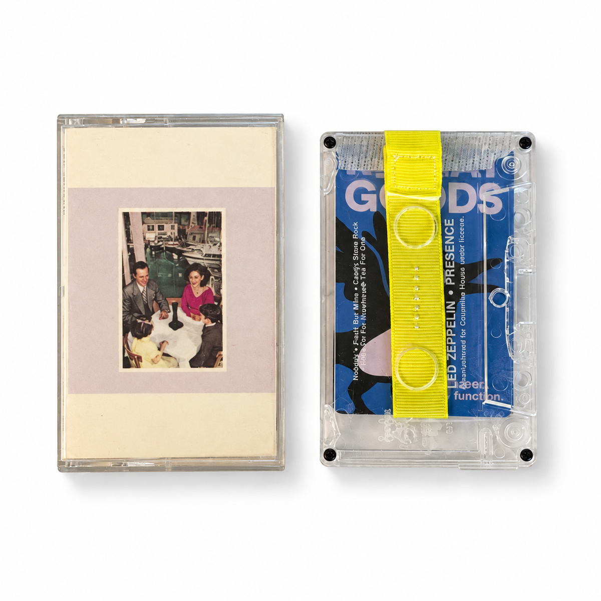 Led Zeppelin – Presence cassette wallet with yellow pull strap