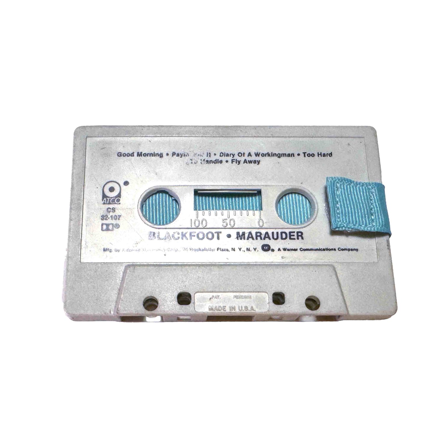 Front of Marauder by Blackfoot cassette wallet
