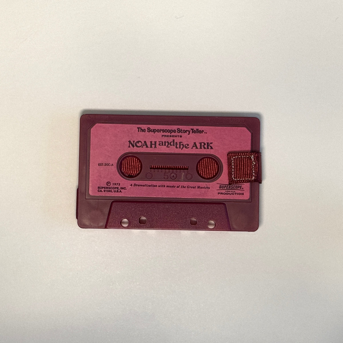 Front view of Noah and the Ark Cassette Wallet