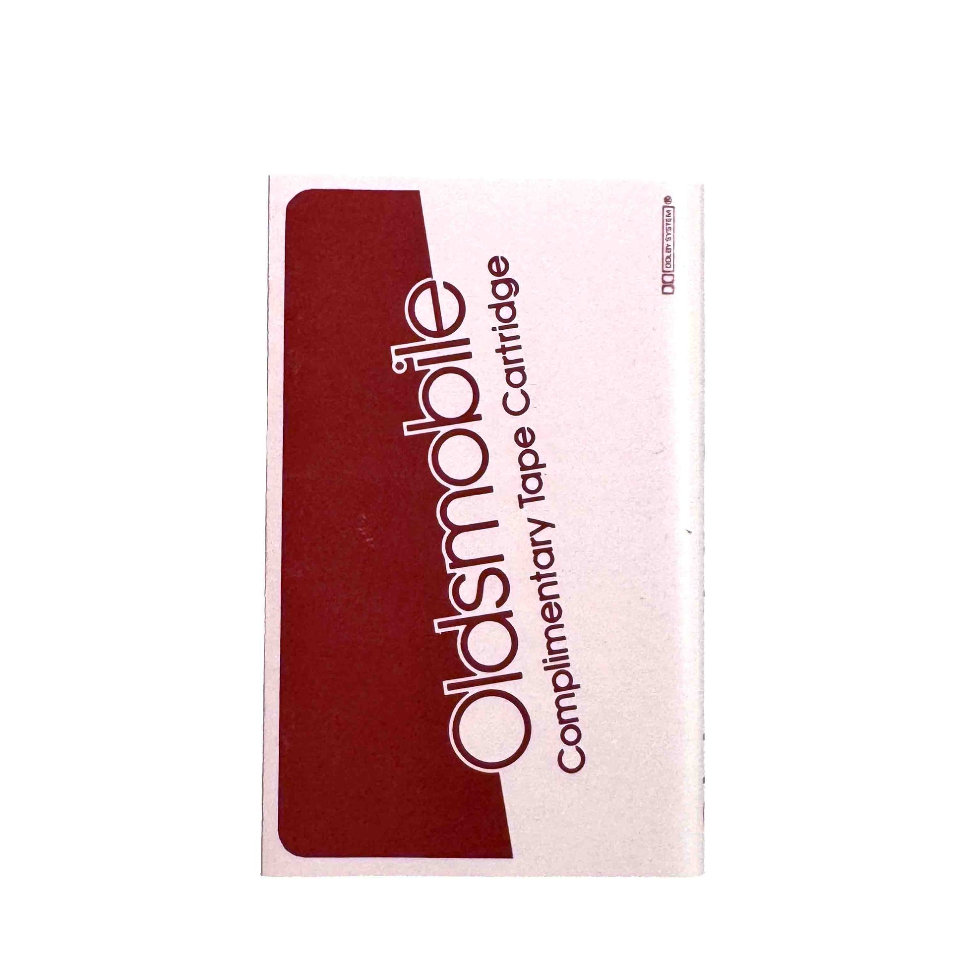 Original J-card for Oldsmobile Complimentary Tape Cartridge cassette wallet