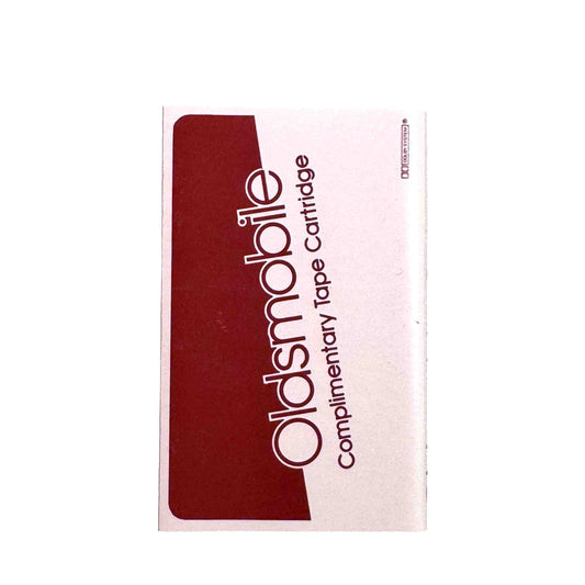 Original J-card for Oldsmobile Complimentary Tape Cartridge cassette wallet