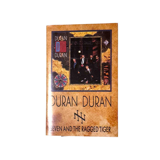 Original J-card for Seven and the Ragged Tiger by Duran Duran cassette wallet