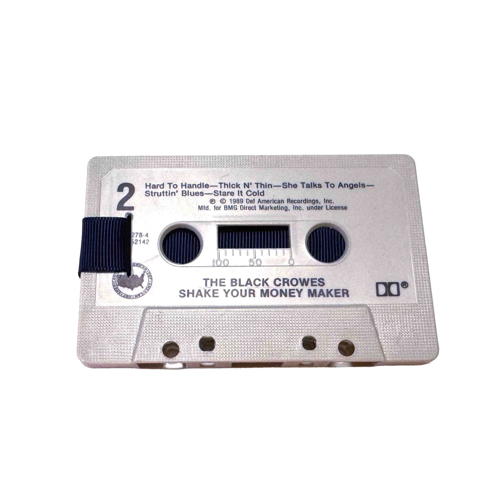 Back of Shake Your Money Maker by The Black Crowes cassette wallet