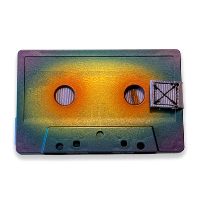 Front of Sony Goldhand-painted cassette wallet