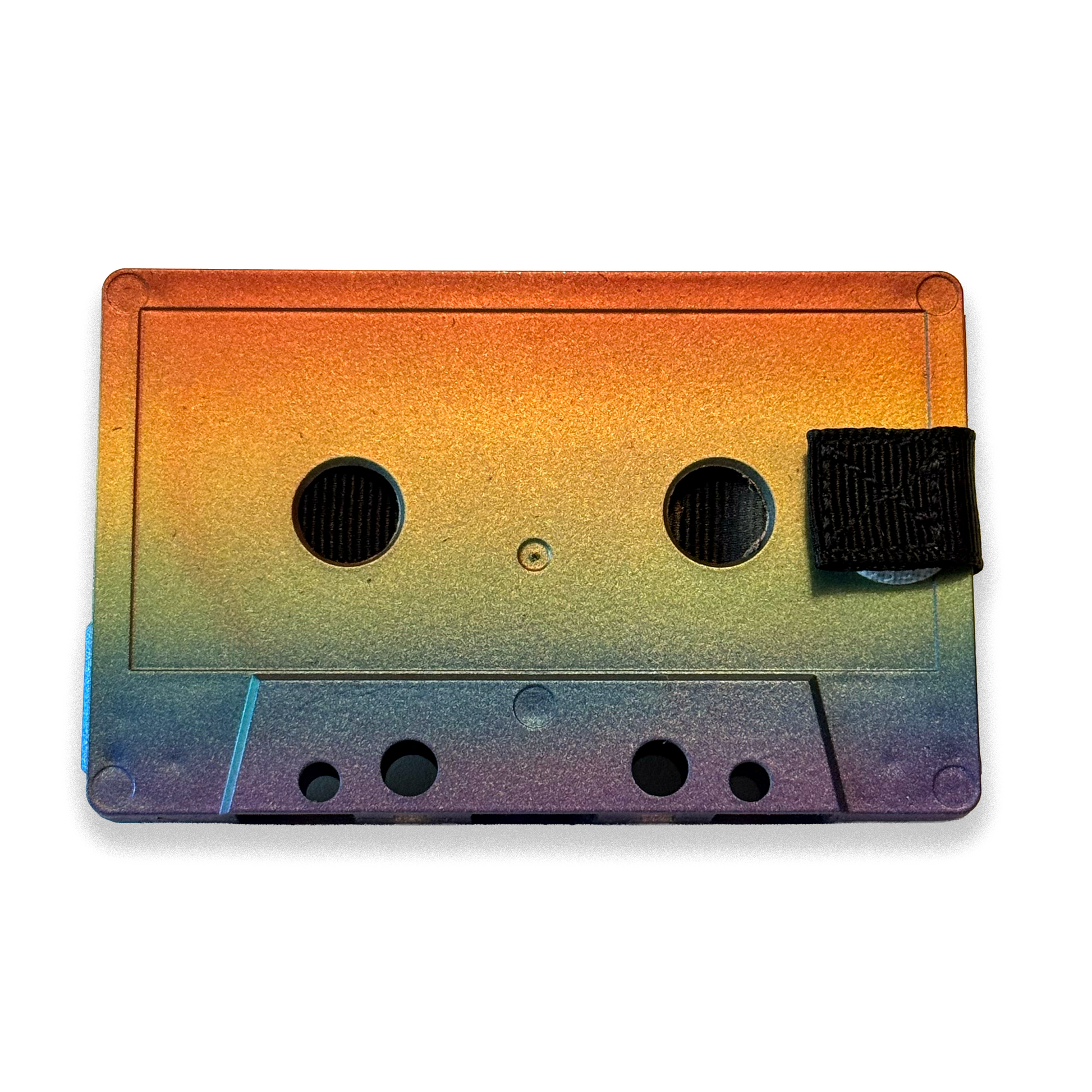 Front of Spectrum hand-painted cassette wallet