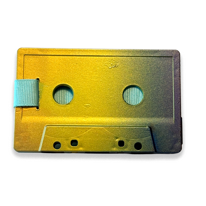 Back of Stardust hand-painted cassette wallet