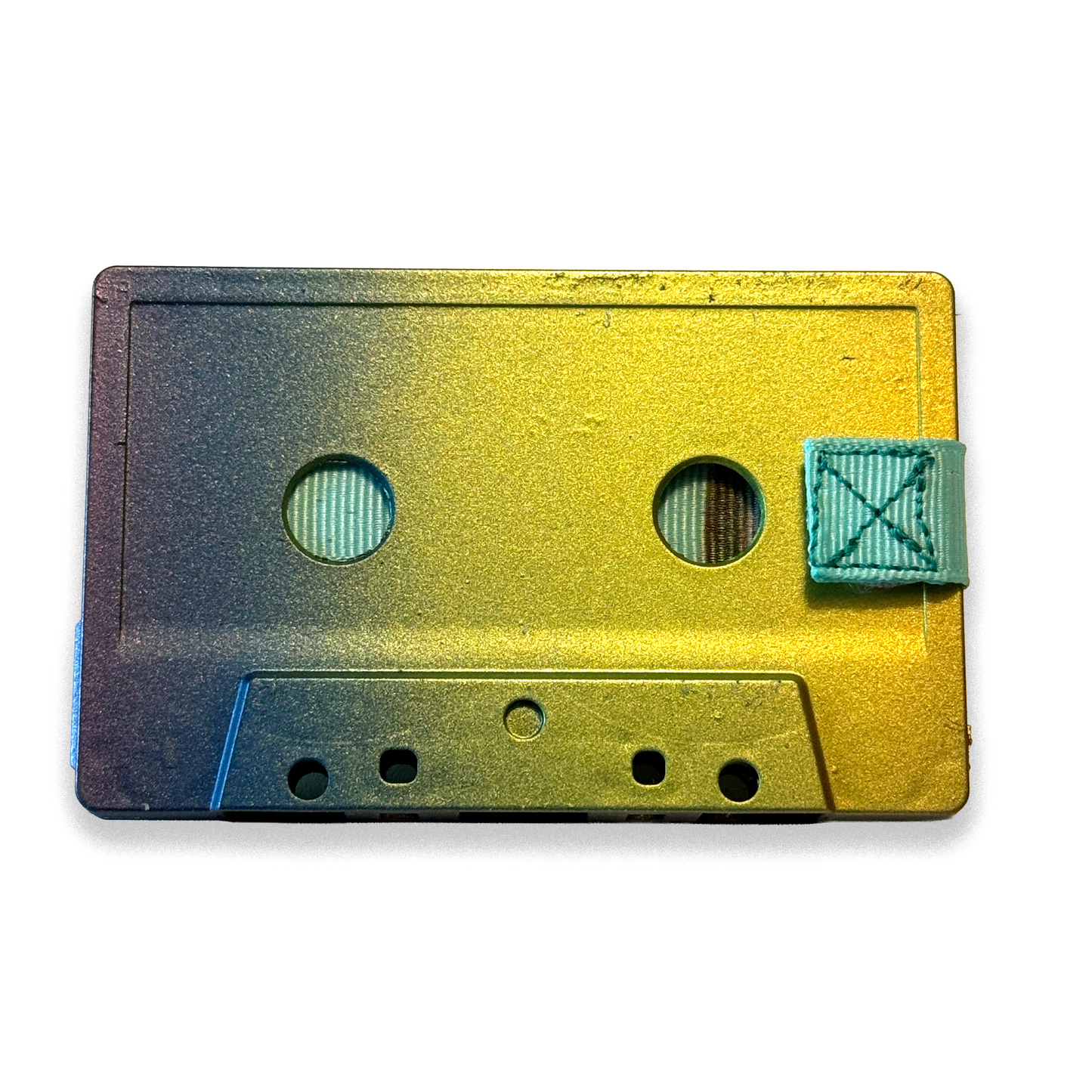 Front of Stardust hand-painted cassette wallet bronze-age-cruiser-edition-cassette-wallet-back