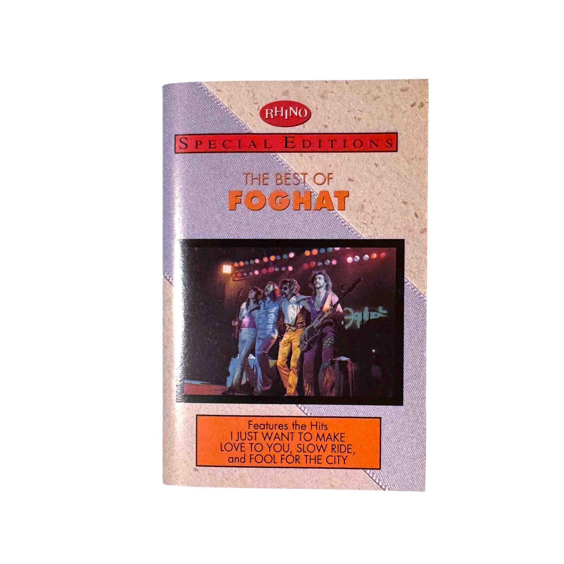Original J-card for The Best of Foghat by Foghat cassette wallet
