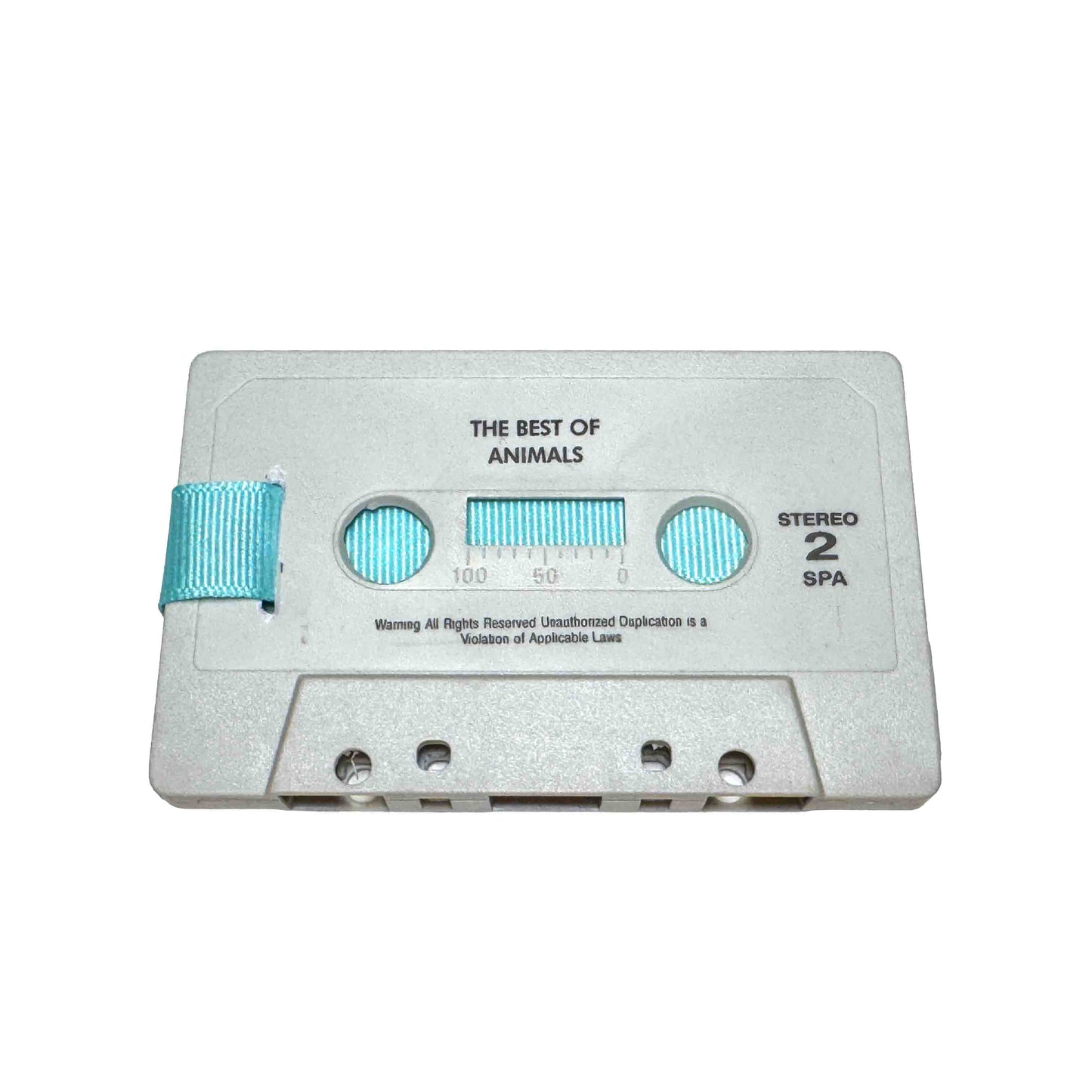Back of The Best of The Animals by The Animals cassette wallet