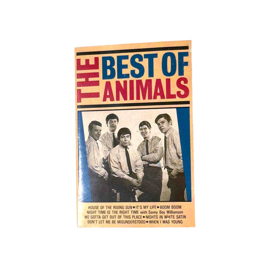 Original J-card for The Best of The Animals by The Animals cassette wallet