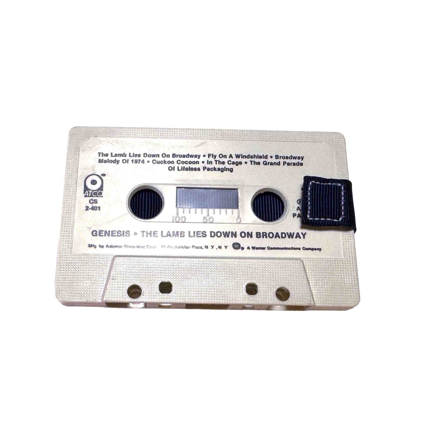 Front of The Lamb Lies Down on Broadway - Part One by Genesis cassette wallet