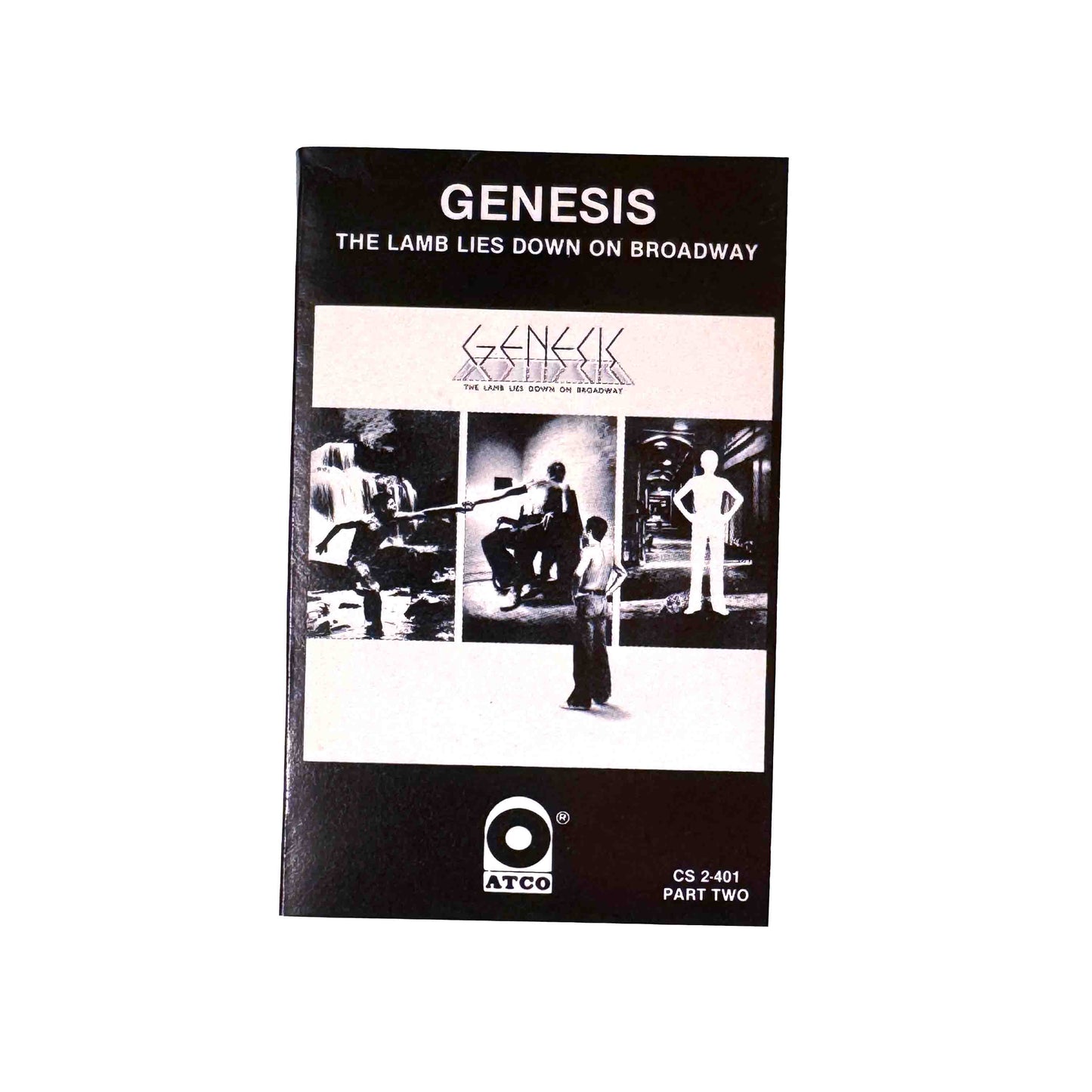 Original J-card for The Lamb Lies Down on Broadway - Part Two by Genesis cassette wallet