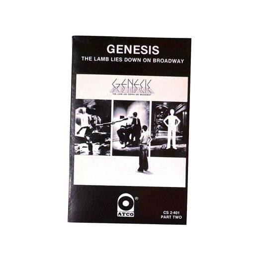 Original J-card for The Lamb Lies Down on Broadway - Part Two by Genesis cassette wallet